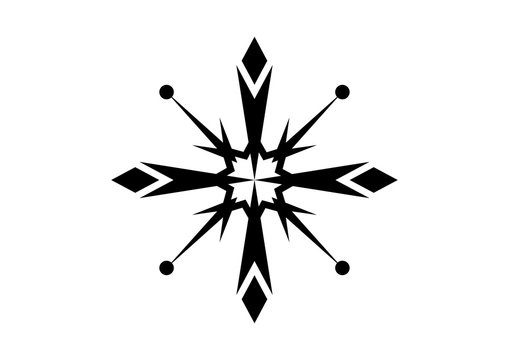 Cold Classic Snow Illustration Logo Symbol