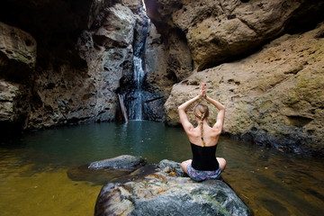 Yoga by Thai Pai Pam Bok waterfall