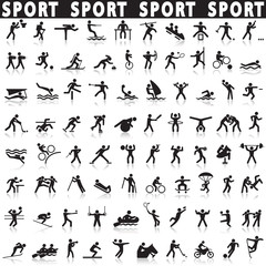 sports icons set.