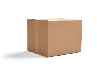 Fototapeta premium box package delivery cardboard carton