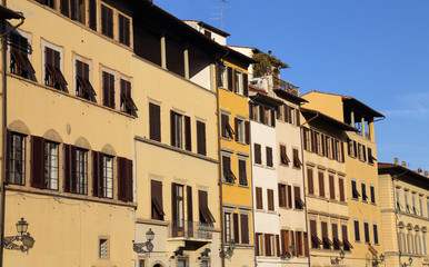 Fototapeta na wymiar Historical buildings in Florence, Italy