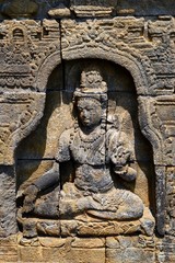 The Hindu stone carving. Indonesia