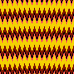 Abstract zigzag lines seamless pattern. Vector illustration.