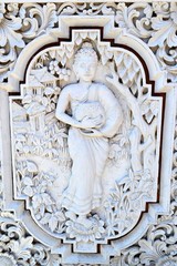 Religious stone carving. Indonesia