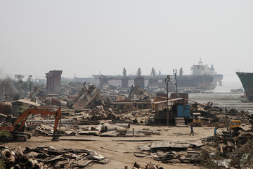 Ship breaking yard in Bangladesh