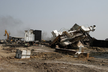 Ship breaking yard in Chittagong, Bangladesh