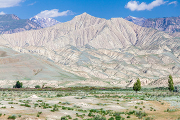 Fototapeta premium Mountains in Kyrgyzstan district of Naryn