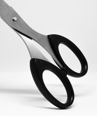 Scissors in black and white