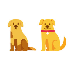 Fototapeta premium Rescue dog before and after adoption