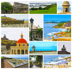 The old Cemetery at San Juan at Puerto Rico