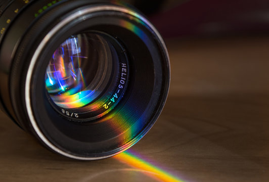 A lens in the rainbow