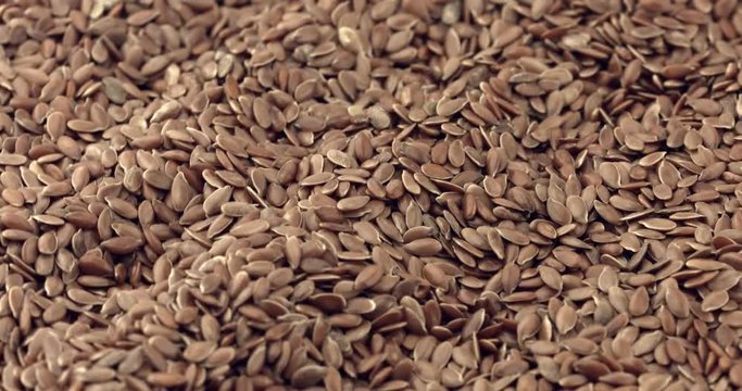 Heap of linseeds