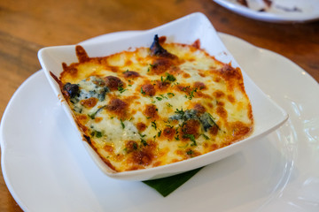 Baked Spinach with Cheese