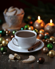 Hot chocolate at Christmas
