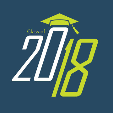 Class of 2018 Congratulations Graduate Typography