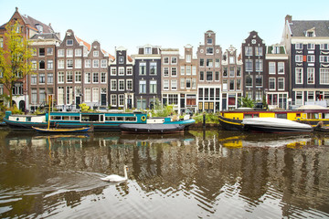 Fototapeta na wymiar Singel canal, Amsterdam