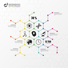 Thin line flat element for infographic. Template for diagram