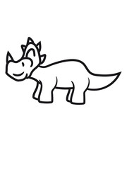 triceratops hörner süß niedlich klein kinder groß comic cartoon dinosaurier saurier dino