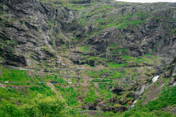 Trollstigen von unten