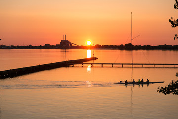 Morning row - Horizontal