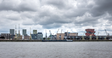 Skyline of the Northern part of the City of Antwerp