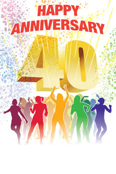 Fortieth anniversary