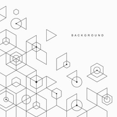 Geometric abstract background.