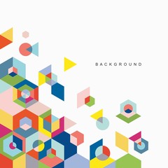 Geometric abstract background.