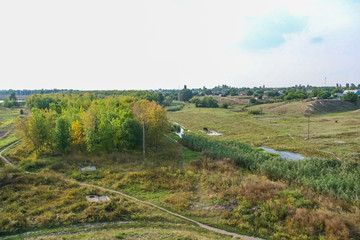 Grove on the bank of the Konka River