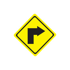 turn right sign