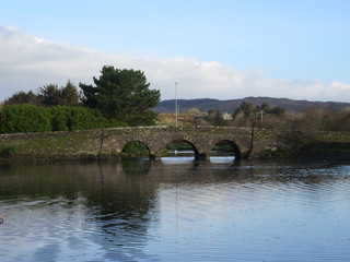 Fototapeta na wymiar Twelve arch bridge in Ballydehob