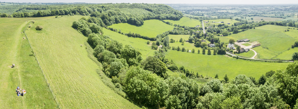 Panoramic View Of The Gloucestershire Countryside, UK