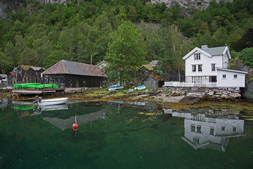 Fototapeta na wymiar Geirangerfjord, More og Romsdal, Norwegen