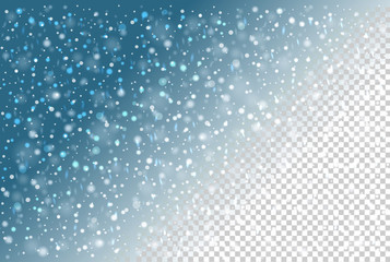 Vector Snowfall Pattern