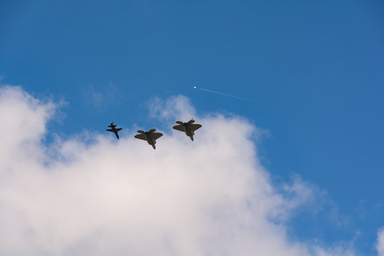 Langley Air Force Base Air Show Bombs A-10 F-35 T-6