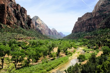 The Three Patriarchs at Zion National Park, Utah