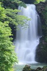 Panele Szklane  Wodospad Naso Nasonoshirataki / Nikaho, Akita, Japonia