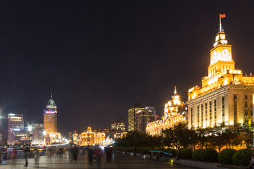 Fototapeta na wymiar Shanghai Bund night