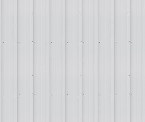 White Corrugated Tin Wall Horizontal/Vertical Tile