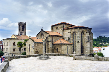 View of the church of San Francisco in Gothic style built in the second half of the XIV century,...