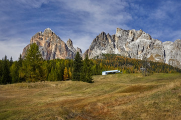 Fototapeta premium Passo Falzarego. Dolomitos , Italy