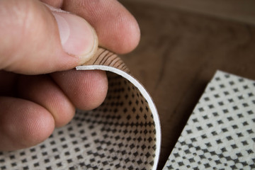 Linoleum appliances, cutting and samples