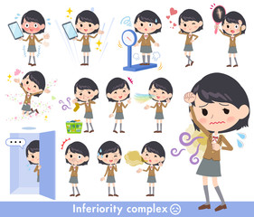 school girl Brown Blazer_complex