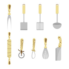 Vector illustration of kitchen tools