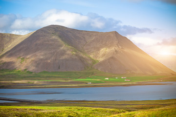 Western Icelandic sea coastline