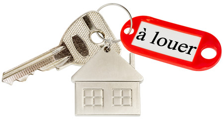 maison à louer, fond blanc