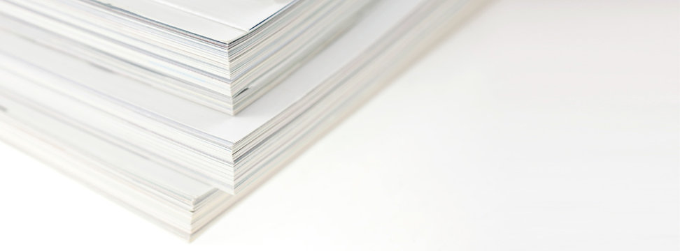 Bunch of used magazines