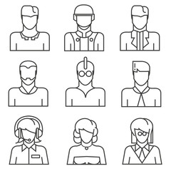 people icons, career icons