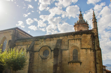Fototapeta na wymiar the gothic church of sta. Maria