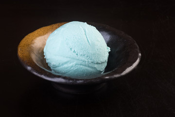ice cream. Ice Cream Scoop on a background